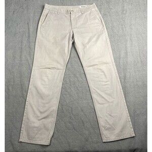 Men's Bonobos Straight Fit size 32x32 Pants Gray Washed Chinos